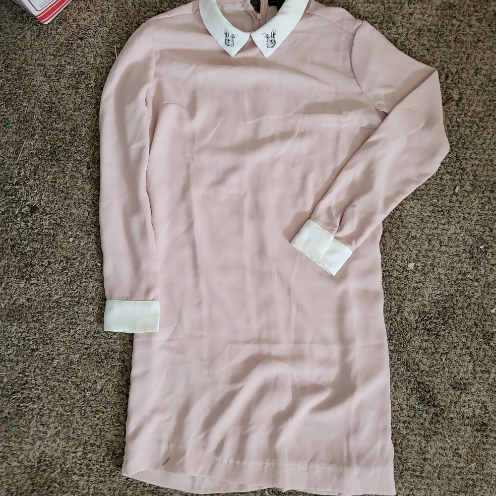 Dress with Peter Pan bunny collar